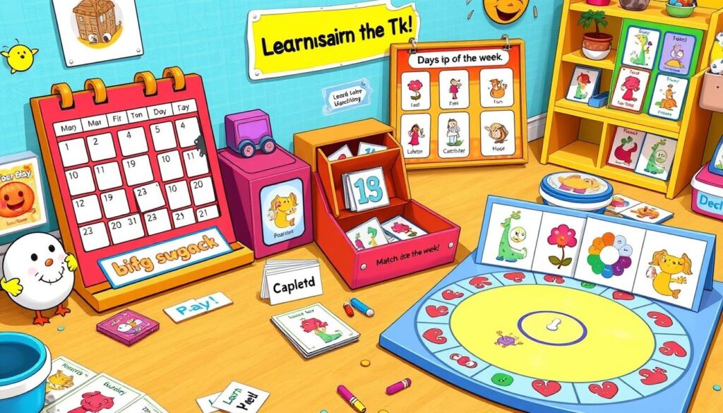 interactive games for learning days of the week